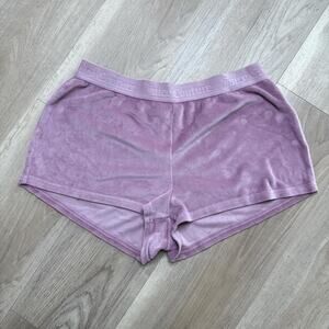 Y2K Pink velvet Juicy Couture shorts